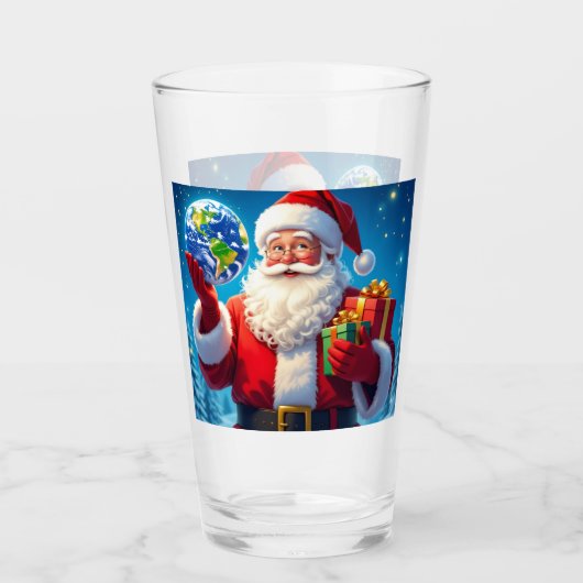 „Merry Christmas“1 Glas (Vorderseite)