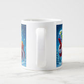 „Merry Christmas“1 Jumbo-Tasse (Rückseite)