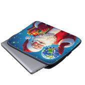 „Merry Christmas“1 Laptopschutzhülle (Vorne Knopf)