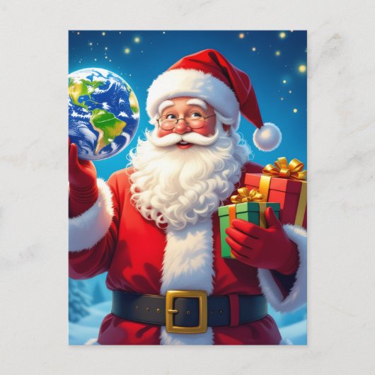 „Merry Christmas“1 Postkarte (Vorderseite)