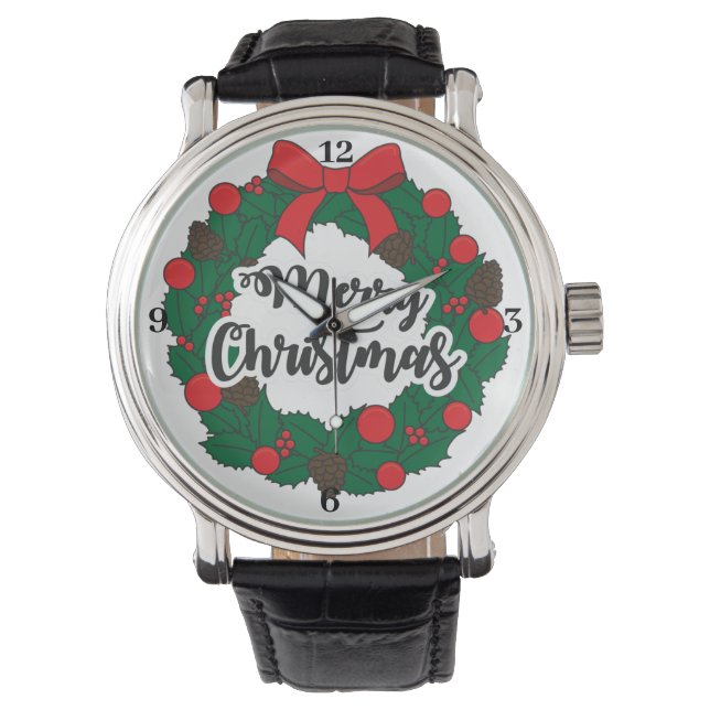 Merry christmas 2022 armbanduhr (Vorderseite)