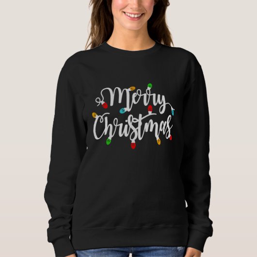 Merry Christmas 2022 Family Matching Pajamas Sweatshirt (Vorderseite)