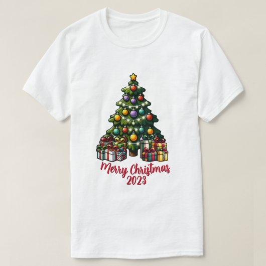 Merry Christmas 2023 T-Shirt (Design vorne)