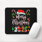 Merry Christmas 2025 Family Matching Pajamas Xmas Mousepad (Mit Mouse)