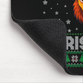 Merry Christmas 2025 Yak Santa Hat Ugly Xmas  Mousepad (Ecke)