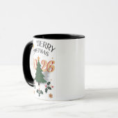 Merry Christmas 2026 Mug – Festive Holiday Coffee  Tasse (Vorderseite Links)