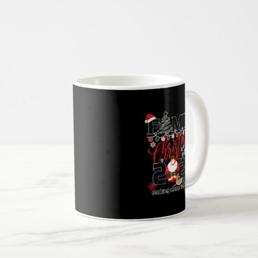 Merry Christmas 2026 Women, Men Shirt Kaffeetasse (VorderseiteRechts)