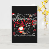 Merry Christmas 2026 Women, Men Shirt Karte (Gelbe Blume)