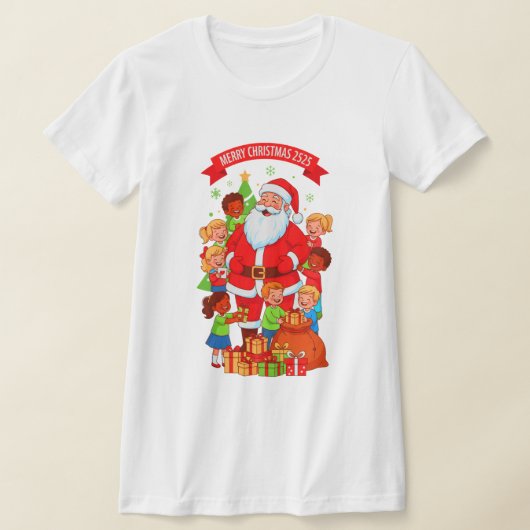 MERRY CHRISTMAS 2525 WOMENS BELLA+CANVAS SLIM FIT T-Shirt (Ablage )