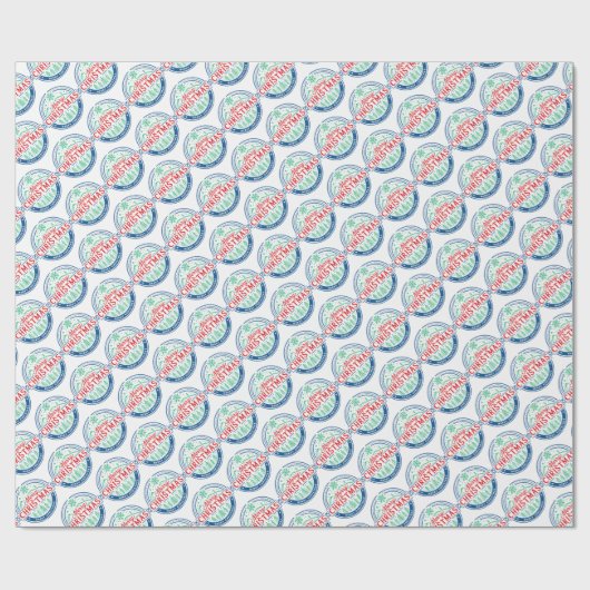 Merry Christmas 2 Geschenkpapier (Flach)