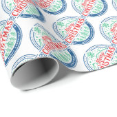 Merry Christmas 2 Geschenkpapier (Rolleneckpunkt)