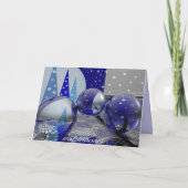 Merry christmas 3d card feiertagskarte (Rückseite)