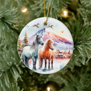 Merry Christmas - 7 Keramik Ornament