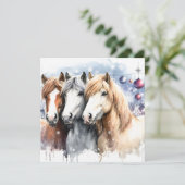 Merry Christmas - 8 Feiertagskarte (Stehend Vorderseite)