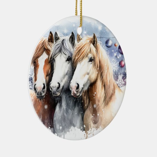 Merry Christmas - 8 Keramik Ornament (Rechts)