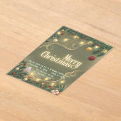 Merry Christmas Acryleinladungen (Ablage )
