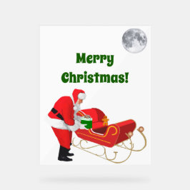 Merry Christmas Acrylic Sign Acrylschild