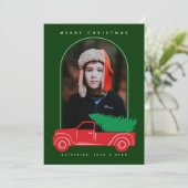 MERRY CHRISTMAS Add Your Foto (Stehend Vorderseite)