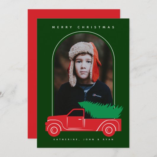MERRY CHRISTMAS Add Your Foto (Vorne/Hinten)