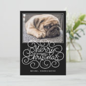 MERRY CHRISTMAS Add Your Foto (Stehend Vorderseite)