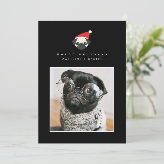 MERRY CHRISTMAS Add Your Foto (Stehend Vorderseite)