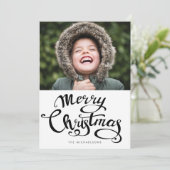 MERRY CHRISTMAS Add Your Foto (Stehend Vorderseite)