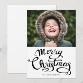 MERRY CHRISTMAS Add Your Foto (Vorne/Hinten)