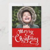 MERRY CHRISTMAS Add Your Foto (Vorderseite)