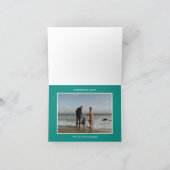 Merry Christmas Add Your Foto Karte (Innenseite)