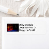 Merry Christmas Address Label (Insitu)