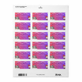 Merry Christmas Adressaufkleber (Vorne)