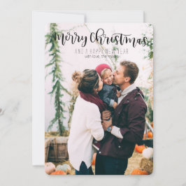 Merry Christmas and a Happy New Year Card Feiertagskarte