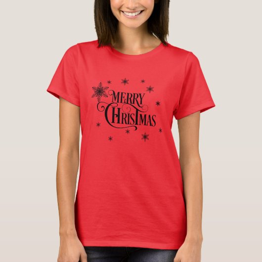 Merry Christmas and good Wisches T-Shirt (Vorderseite)