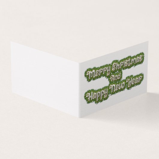 Merry Christmas And Happy New Year (Vorderseite)