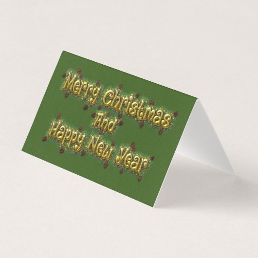 Merry Christmas And Happy New Year (Vorderseite)