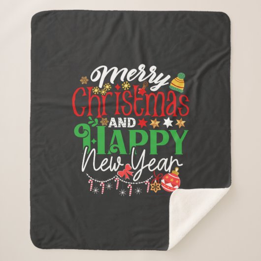 Merry Christmas And Happy New Year-67342 Sherpadecke (Vorderseite)