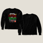Merry Christmas And Happy New Year-67342 T-Shirt (Design Vorder- & Rückseite)