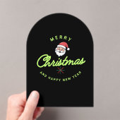 Merry Christmas and Happy New Year Acryleinladungen (Insitu (Handheld))