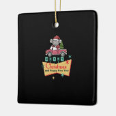 Merry Christmas and Happy New Year Keramikornament (Links)