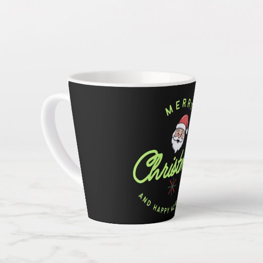 Merry Christmas and Happy New Year Milchtasse (Linke Ecke)