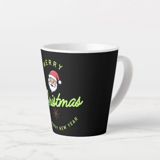 Merry Christmas and Happy New Year Milchtasse (Rechte Ecke)