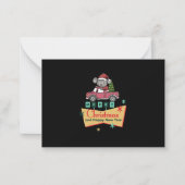 Merry Christmas and Happy New Year Mitteilungskarte (Vorderseite)