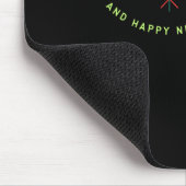Merry Christmas and Happy New Year Mousepad (Ecke)