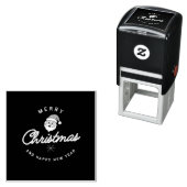 Merry Christmas and Happy New Year Permastempel (Beispiel)