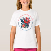 Merry Christmas and Happy New Year! Red Bird BOHO T-Shirt (Vorderseite)