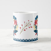 Merry Christmas and Happy New Year! Red Bird Jumbo-Tasse (Vorderseite)