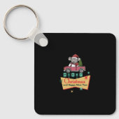Merry Christmas and Happy New Year Schlüsselanhänger (Vorderseite)