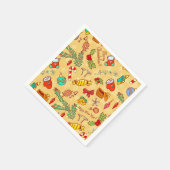 Merry Christmas And Happy New Year Serviette (Ecke)