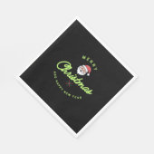 Merry Christmas and Happy New Year Serviette (Ecke)