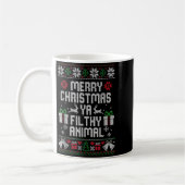 Merry Christmas Animal Filthy Ya Xmas Pajama Kaffeetasse (Links)